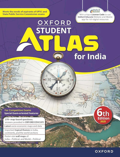 Oxford Student Atlas for India | 6th Edition | For UPSC and Competitive Exams