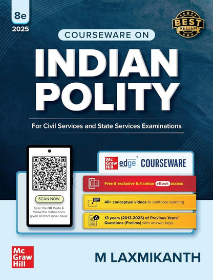 Indian Polity Courseware (English), 8e by M Laxmikanth